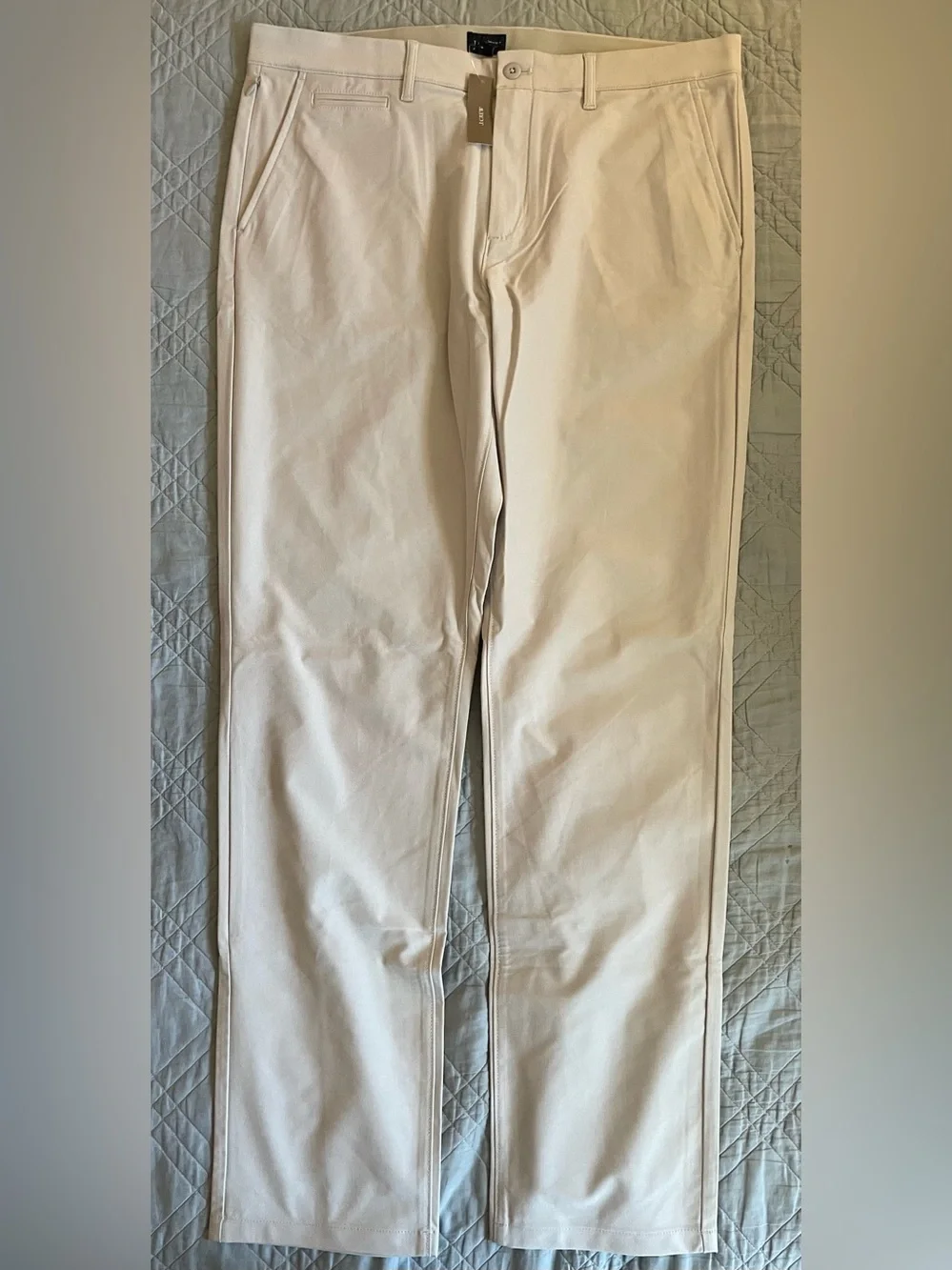 J.CREW 770 Straight-fit tech pant in Ashen Taupe Size 36 NWT $128 CH697